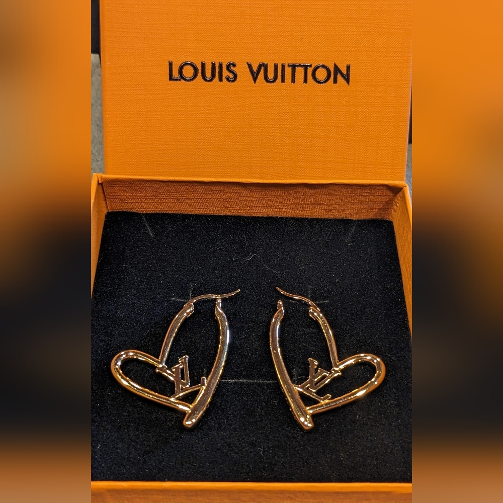 LV Heart ❤️ Earrings